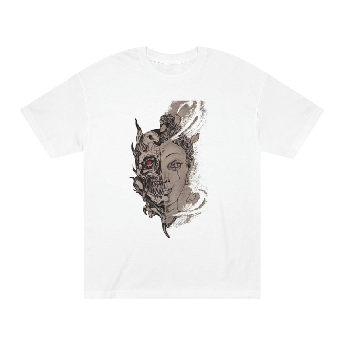 Buddha tshirt, classic unisex, white S разноцветный