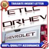 Black & Red 3D Tailgate Letters Emblem for Silverado 1500 2500HD 3500HD -25