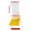 Poultry Feeder  Water Cup  Leakproof Large Capacity Clear Feeder Water Cup Feeding Container for Chicks Quail Bee Feeders