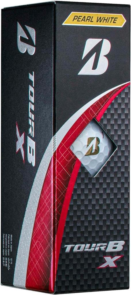 Dozen Bridgestone 2024 TOUR B X Pearl White Golf Balls Shop Card [2 Set] (24 Balls) Original
