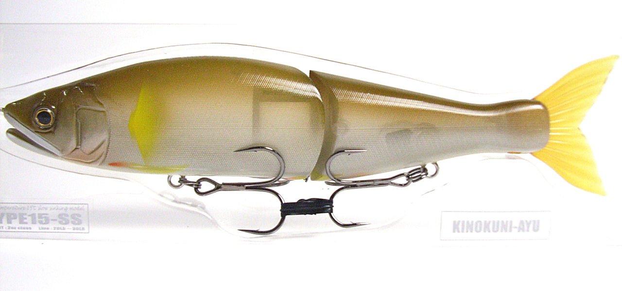 

GAN CRAFT Lure Ayuja JOINTED CLAW 178 15SS Kinokuni Ayu #08 See-through