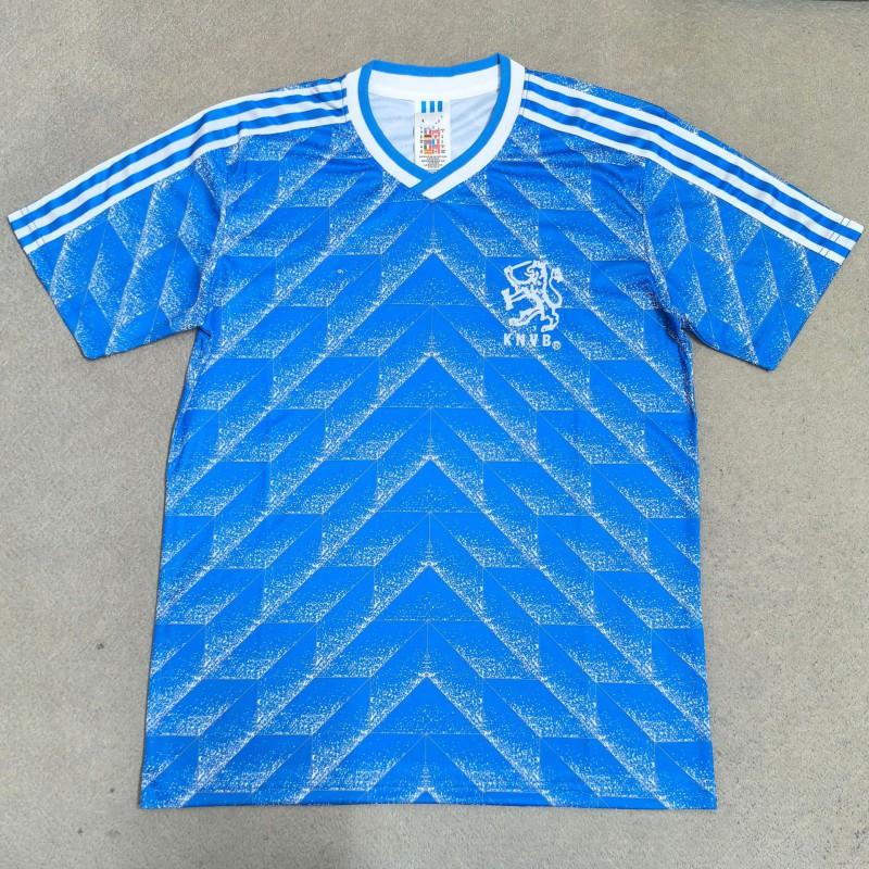 Vintage Retro Football Jersey Replica Club Match Shirt Short Sleeve Unisex Adult Winter Fall