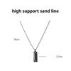 1PC Silvery [A necklace that can be blown] Mini harmonica retro four hole whistle pendant cartoon couple necklace