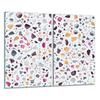 Glass Cutting Board 2X 30X52 Pattern