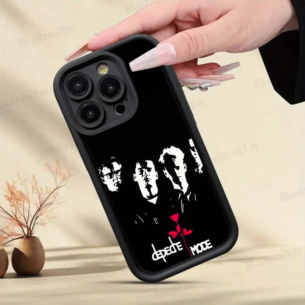 D-Depeche Mode Rock-ES Band Phone Case For IPhone 17 16 15 14 13 12 11 Pro Max Silicone Back Cover iPhone 16