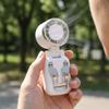 Foldable Lightweight Body Mini Cooling Fan Long Lasting Battery Turbine Small Fan  Home Use