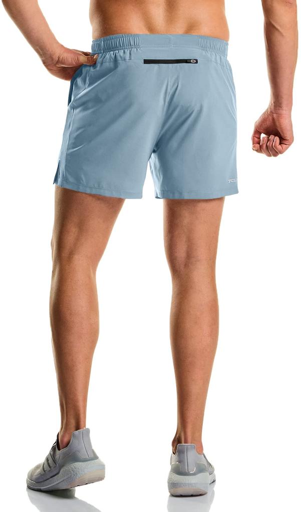 Tesla Running Shorts with Inner Active Dry Athlete Men's Breathable, Moisture-Wicking, Quick-Drying Dri-Fit Lining, 5-Inch Length, Shorts,