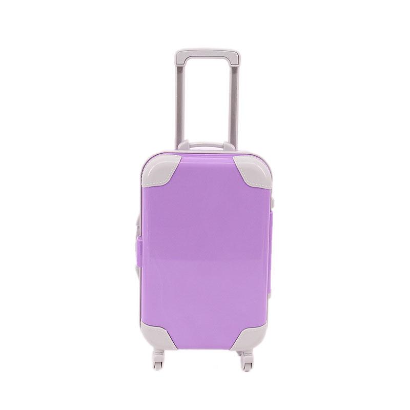 

18 Doll Suitcase with Solid Color Lid - Fits American Dolls, In Stock Accessories