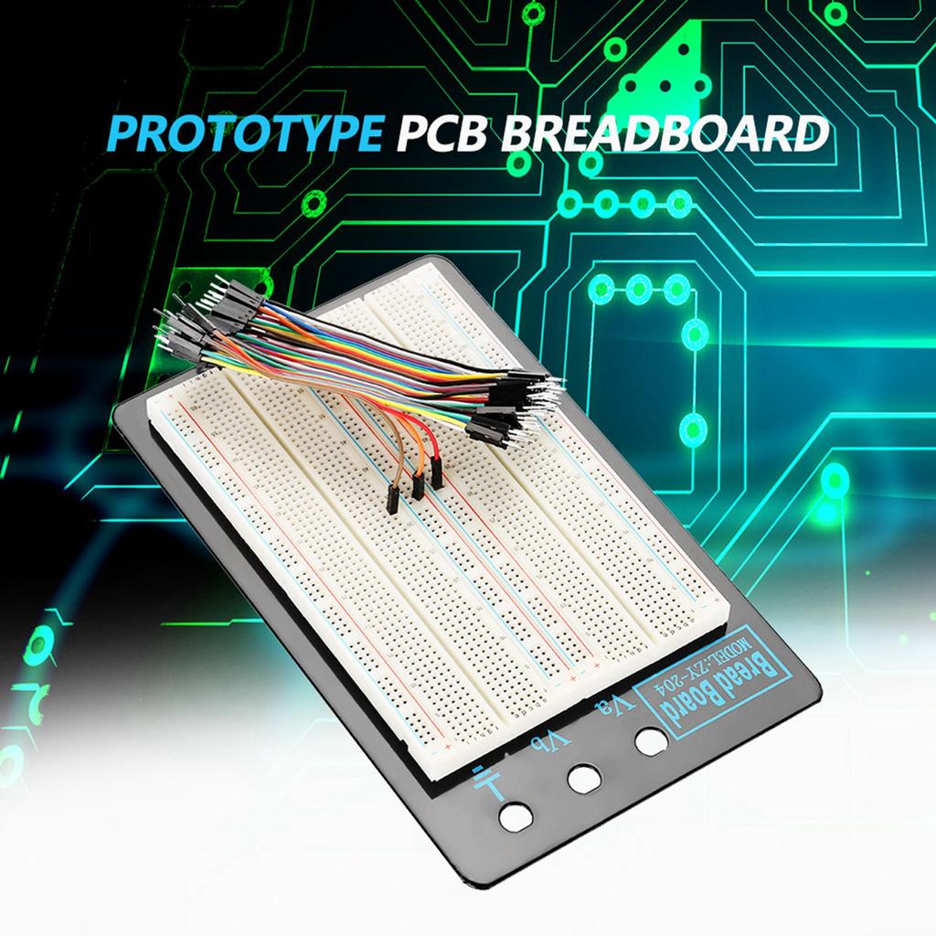 1660 Points Holes Plug In Breadboard Test Bed  Solder Circuit Test