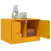 Yellow Mustard Coffee Table 67 x 50 x 44 cm Steel