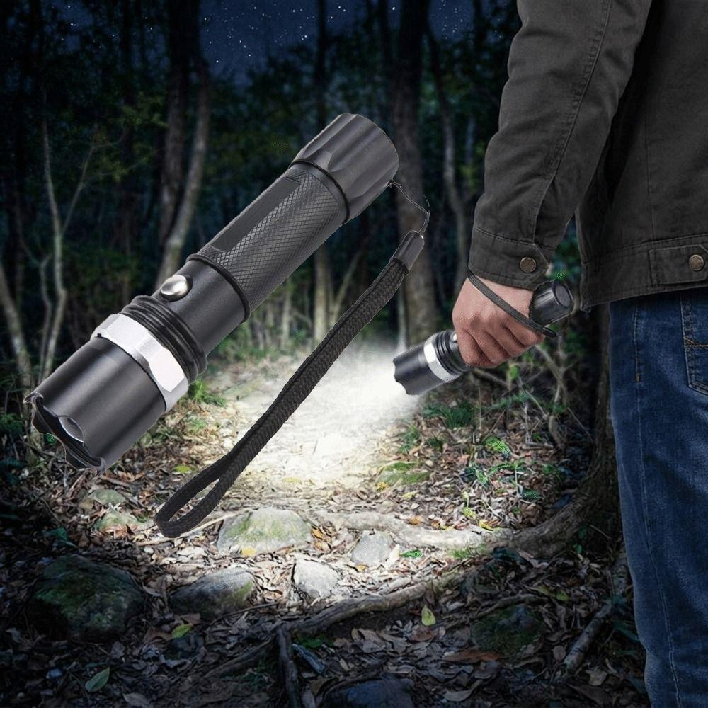 Mini Ultra Bright LED Flashlight Long Range Mini Flashlight Portable Zoom Led Flashlights  Camping