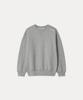 LOVENTINA Bio Sweat Logo Sweatshirt_Melange Grey