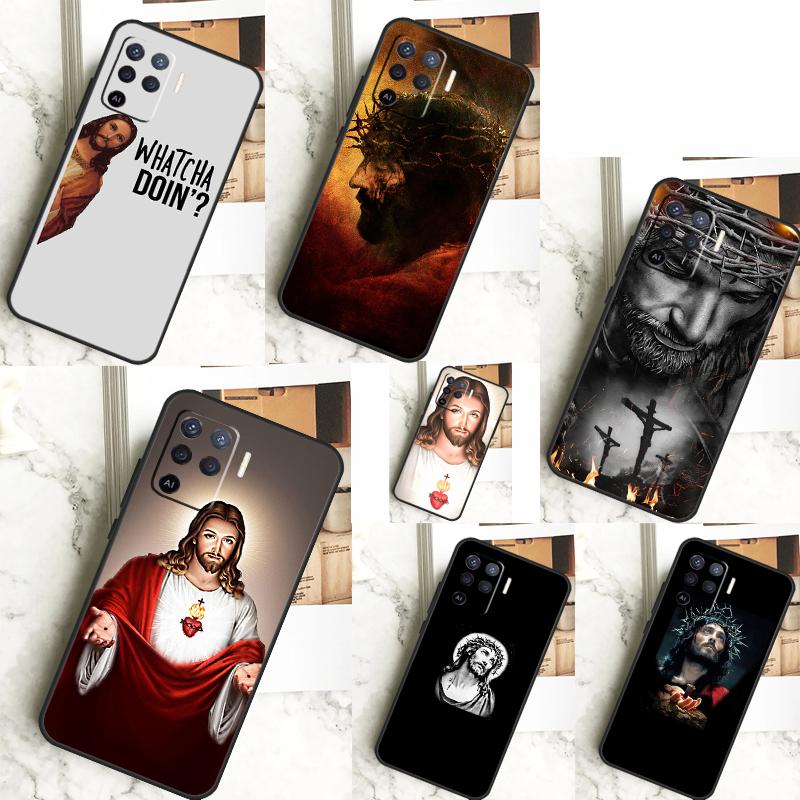 Christian Jesus For OPPO A52 A72 A92 A98 A78 A58 A5 A9 A15 A17 A77 A53S A57S A94 A74 A54 A16 A76 A96 Case