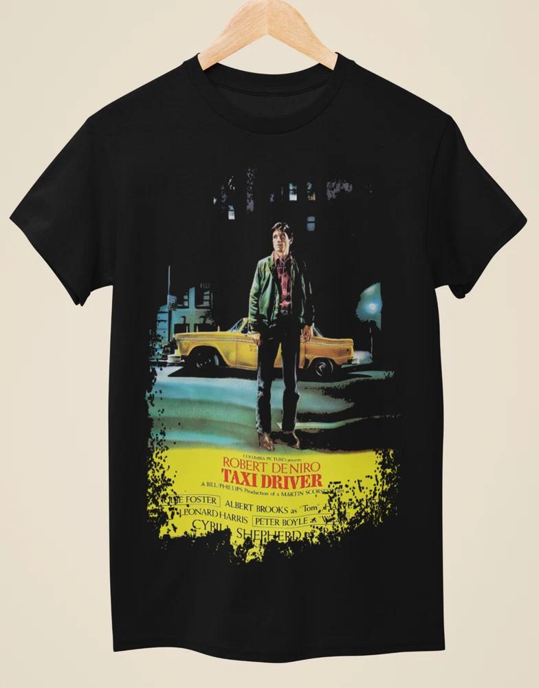 Taxi Driver Movie Poster Inspired Unisex Black TShirt S