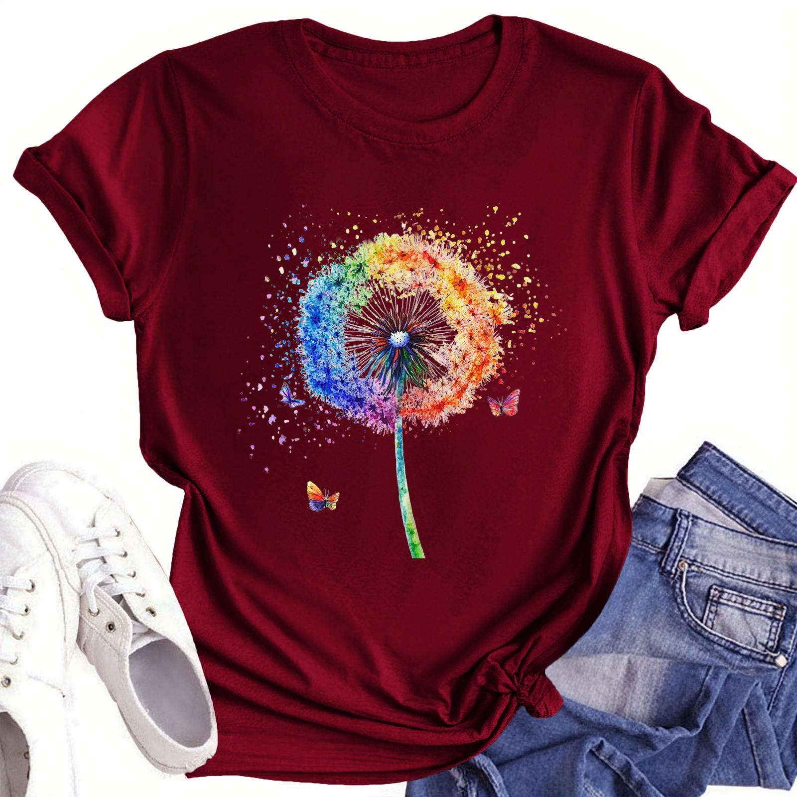 

Футболки с короткими рукавами для женщин, модные топы, легкие и мягкие повседневные летние наряды, одежда XL винный