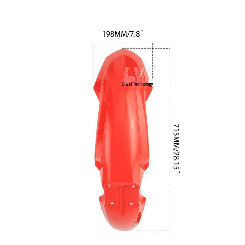 Front Fender and Mudguard Shell for 2022 Off-road Motorcycles: CRF450R, CRF250RX Models