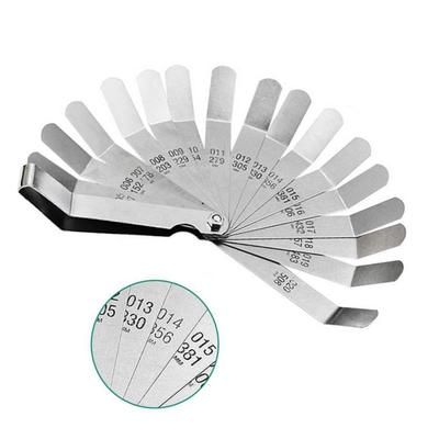 Feeler Gauge 0.127-0.508mm 1 Set 16 Blades Easy To Use