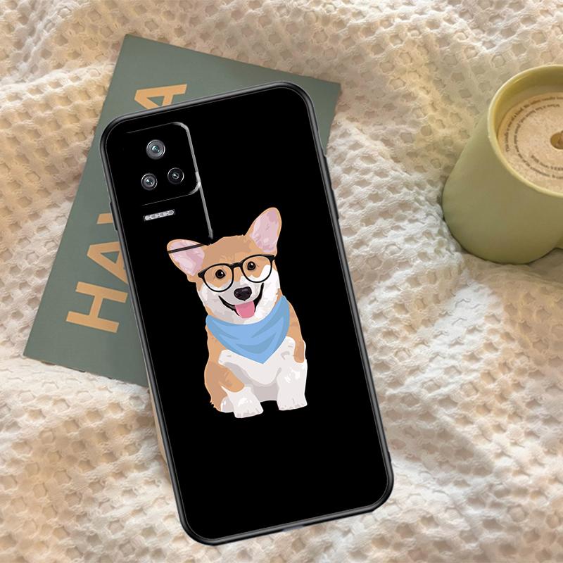 Cartoon Corgi Case For Xiaomi 14T 11T 12T 13T Pro 13 14 15 Ultra POCO X7 Pro X3 X5 X6 M6 F5 F6 Pro Cover