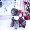 Plaid Dress & Cloak Set for Pets - Christmas/Winter Collection