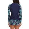 Women S Long Sleeve Split Sport Swimsuit Beachwear