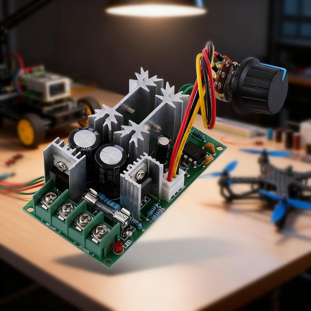 PWM DC Motor Speed Controller, Max Output 1200W, Current Control, , 24V, 36V, 48V,