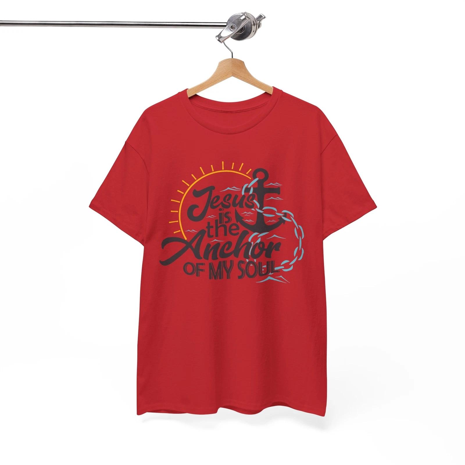 Jesus Is My Rock Shirt | Jesus Is The Anchor Of My Soul Tee | Faith-Based Shirt 4XL