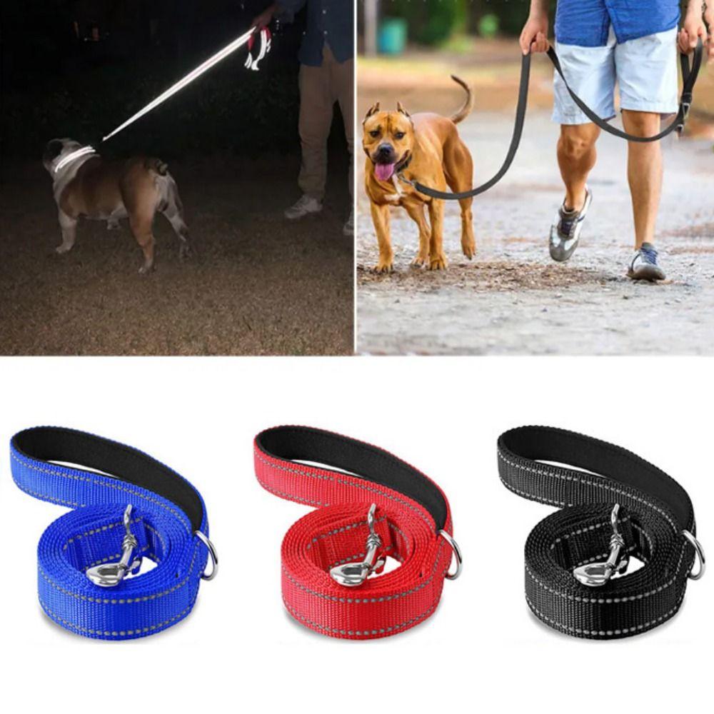 

Nylon Reflective Dog Traction Rope Reflective Walking Dog Rope Training