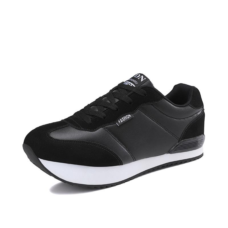 

Кроссовки K-Type Negative Heel, водонепроницаемые кожаные мужские и женские перевернутые туфли, высокие спереди и низкие сзади, поясничный отдел позвоночника, кроссовки для ходьбы 44