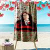 Asciugamano da Spiaggia con Stampa Billie Eilish, Asciugamano Grande Morbido ad Asciugatura Rapida per Spiaggia Campeggio Nuoto