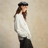 Giordano Women's Lace-Trim Long-Sleeve T-Shirt