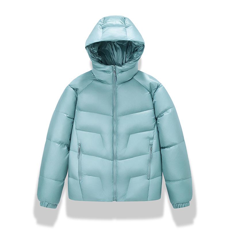 2025 Winter Hooded Trendy Down Jacket - Stylish Solid Color Loose Casual Coat