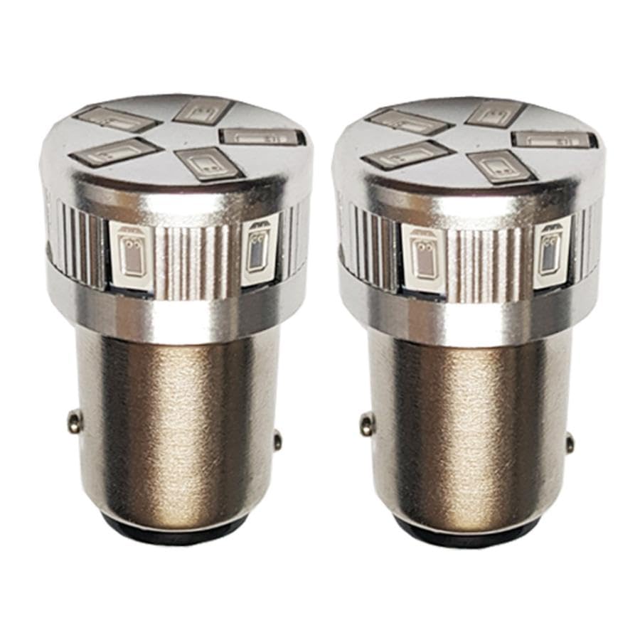 

LMMC Essse Custom (L235S/245S) S25W S25 Double LED Brake Lamp Tail Lamp Stop Lamp [Non-Polarity] Red