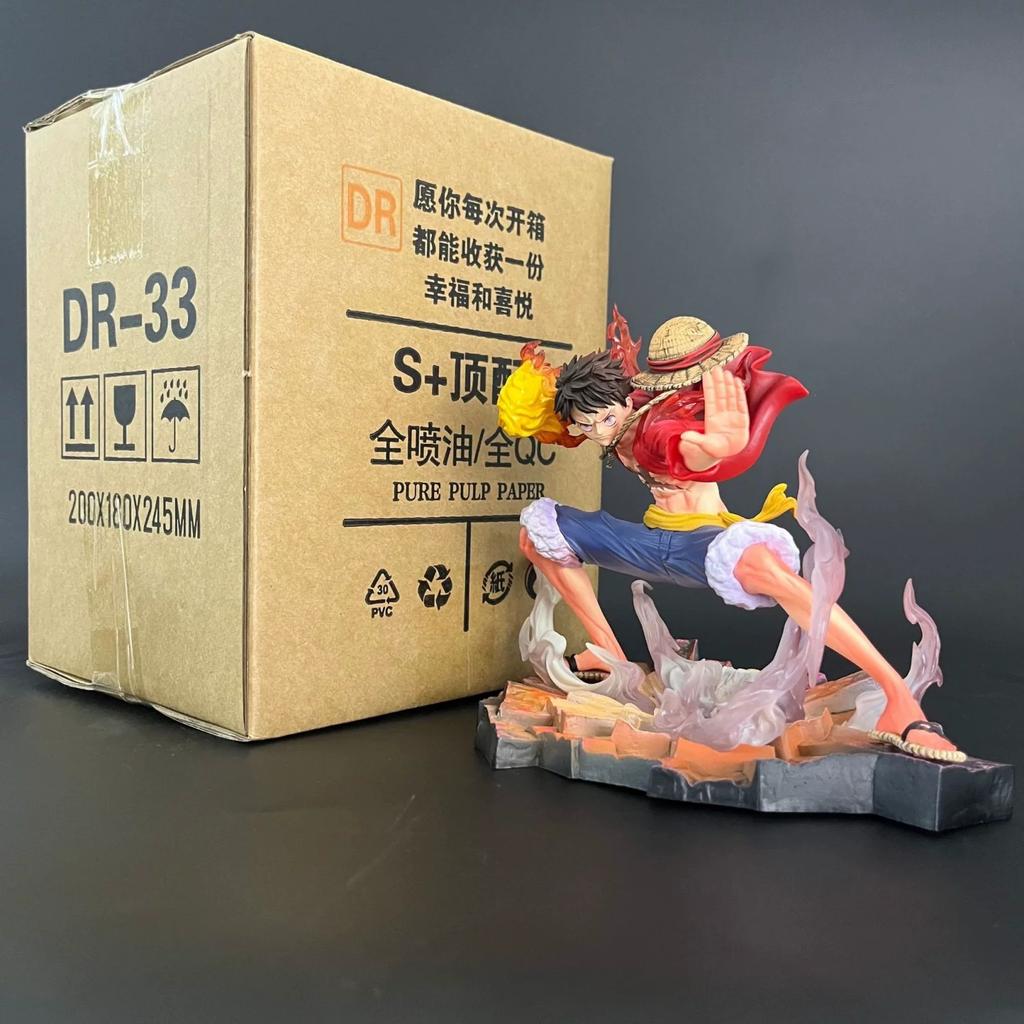 One Piece Luffy GK Statue Manga One Pieces Action Figure 18cm Figurine Anime Peripheral Collectible Model Figuras Gift for Fans