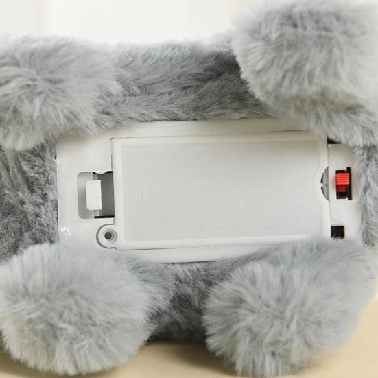 Interaktive Laufende Katze Puppe Miaut Läuft Schwanz Wedelt Berührung Sprachbefehle Miau Laufen Katzenspielzeug Heimdeko