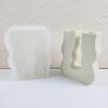 U-shape S-shape Candlestick Siliocne Mold Handmade Plaster Epoxy Resin Candle Holder Tray Molds Home Crafts Decoration