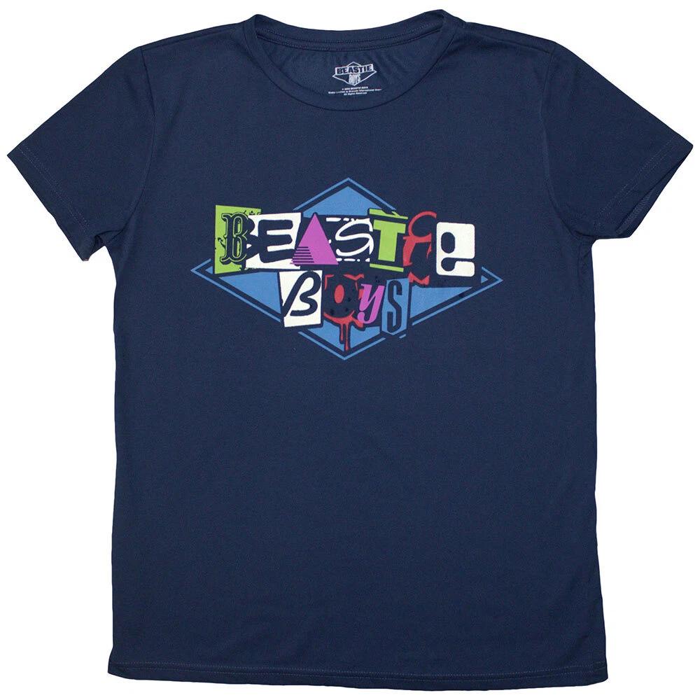 The Beastie Boys Ladies T-Shirt: Multicolour Logo (Small) M