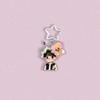 Kpop Stray Kids Mitglied 2-in-1 Acryl Schlüsselanhänger Niedlicher SKZOO Tier & Blumenkranz Chibi Schlüsselanhänger für Taschen Rucksäcke, SKZ Merch STAY Fans Geschenk