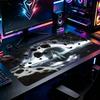 Space Astronaut Black Hole Mouse Pad Large Gaming Desk Mat Non‑Slip Rubber Keyboard Mat for PC Gamer Home Office Decor Mousepad