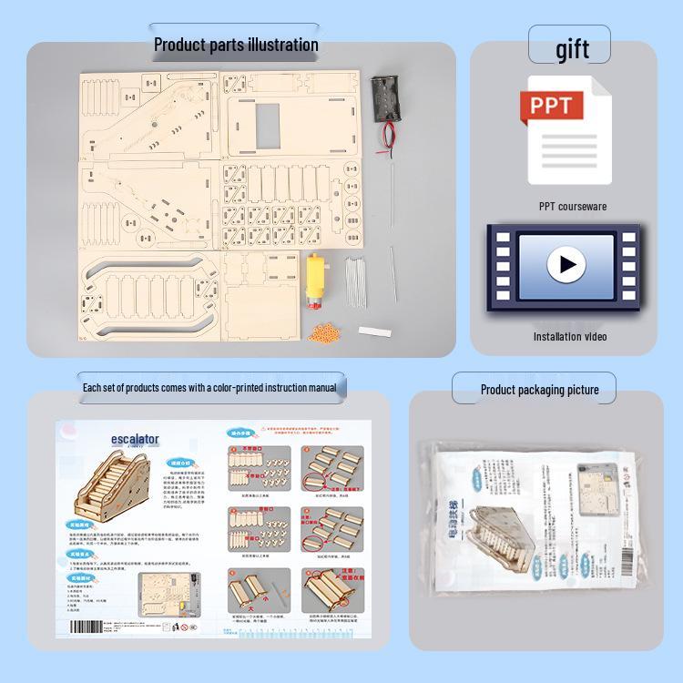 DIY Science Experiment Kit: Escalator Model for Kids
