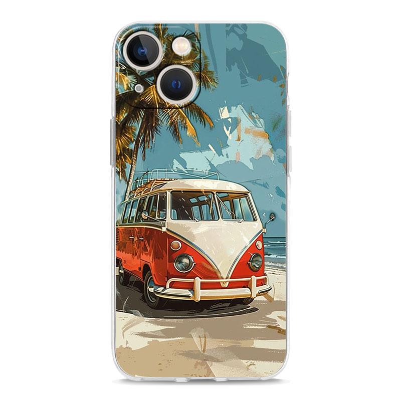 

Phone Case For iPhone 17 Cases iPhone Air 16 15 12 13 14 Pro Max 15 Plus 16Pro iPhone11 Cover Combi Van Car Outdoor Camping iPhone 15 Pro