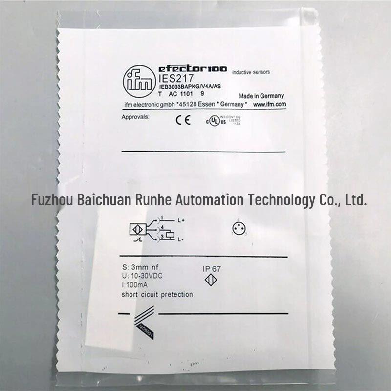 IES217 IFM Inductive Proximity Switch, Wide Temperature Range, New, Original, In Stock IES217