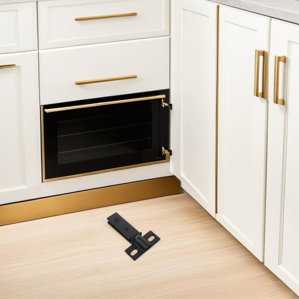 Premium Stainless Steel Pivot Hinge Kit for Glass Shower Doors - Double Hole Square Design Smooth Glass Hinge