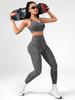 JYL Seamless High Waist Yoga Pants Hip Lifting Sweat Sports Set