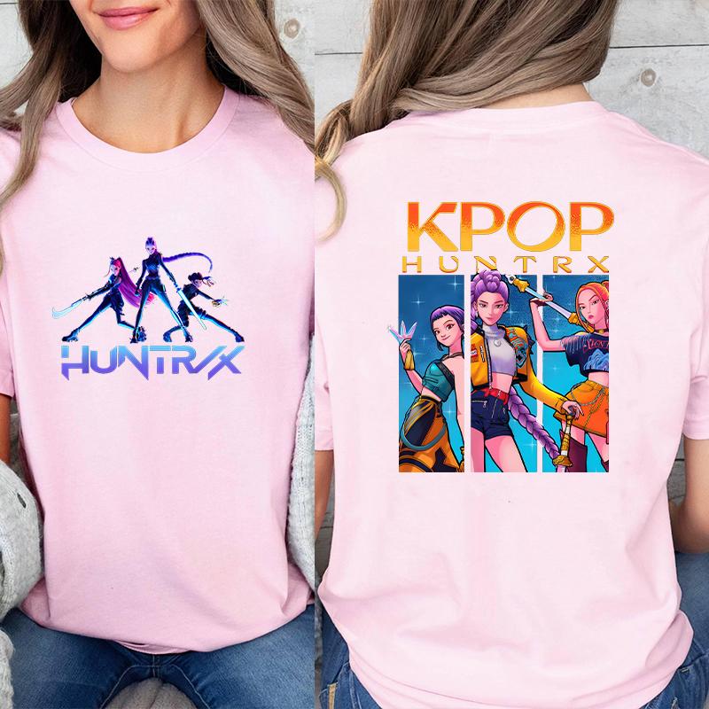 Mode Tryckt Rundhals T-shirt Dam Casual Komfort Kortärmad Kläder Topp