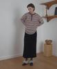 Poeteuseoul Velor Long Skirt_Black