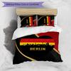 Germany Football Printed Bedding 3 Piece Set Cozy Breathable Bed Cover Set As Housewarming Holiday Gift