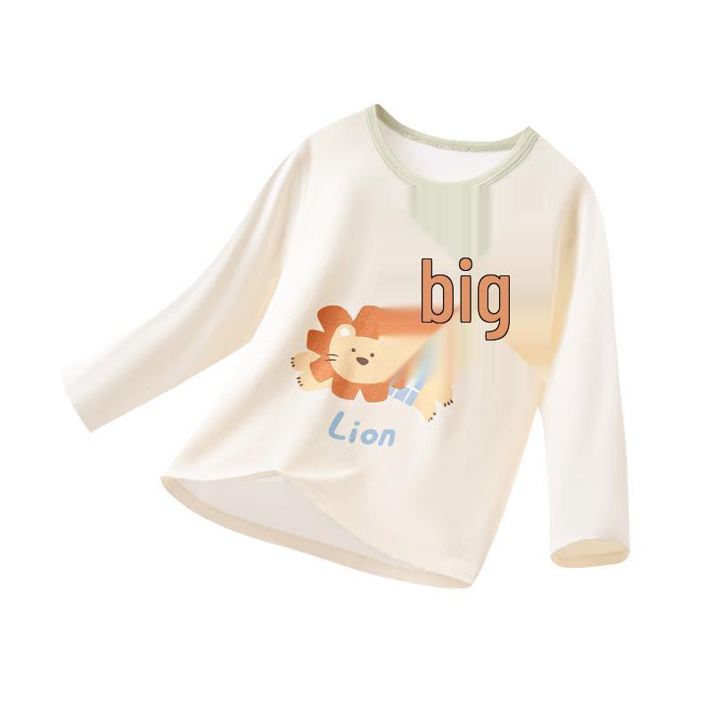

Qixiong Boys Pure Cotton Thin Long Sleeve Pajama Set 100