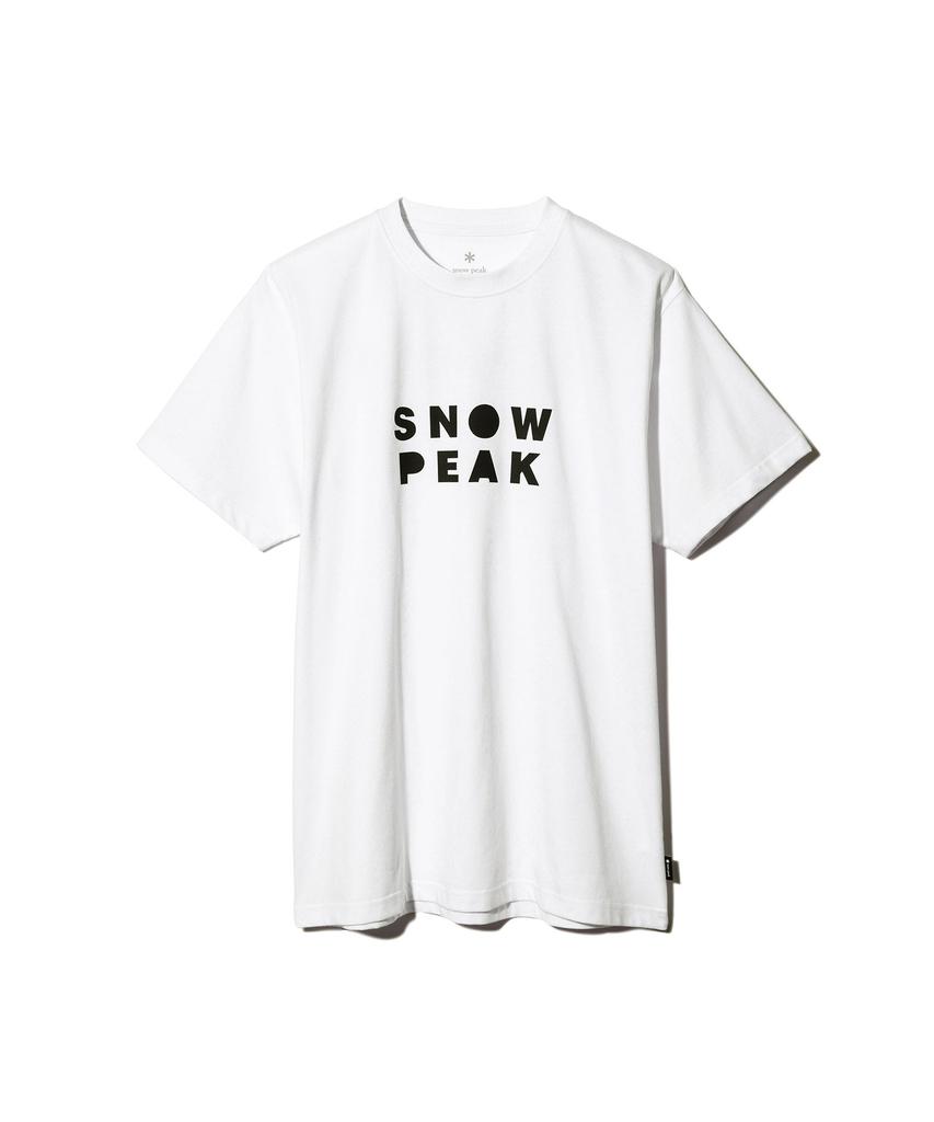 SNOWPEAK Camper T-Shirt - White / Ts-24Su003Wh