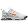 Nike Zapatillas Air Max Alpha Trainer 5 para hombre, color blanco brillante, color mandarín, blanco cumbre, plata claro, gris hierro DM0829-103