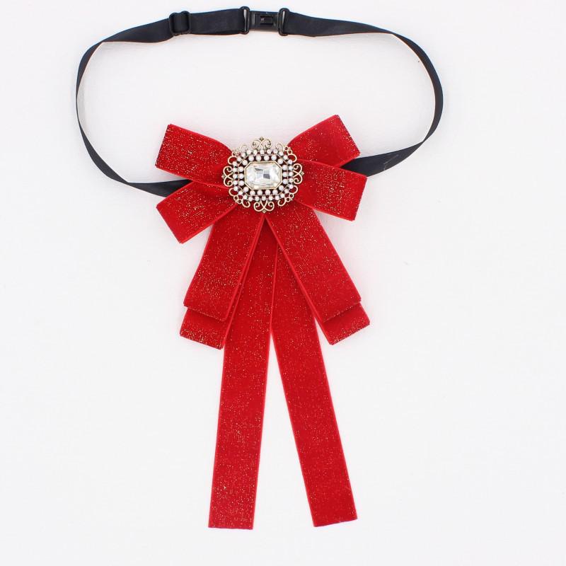 Starry Cat Rhinestone Women s Fashion Bow Tie Collar Accessory TS260
